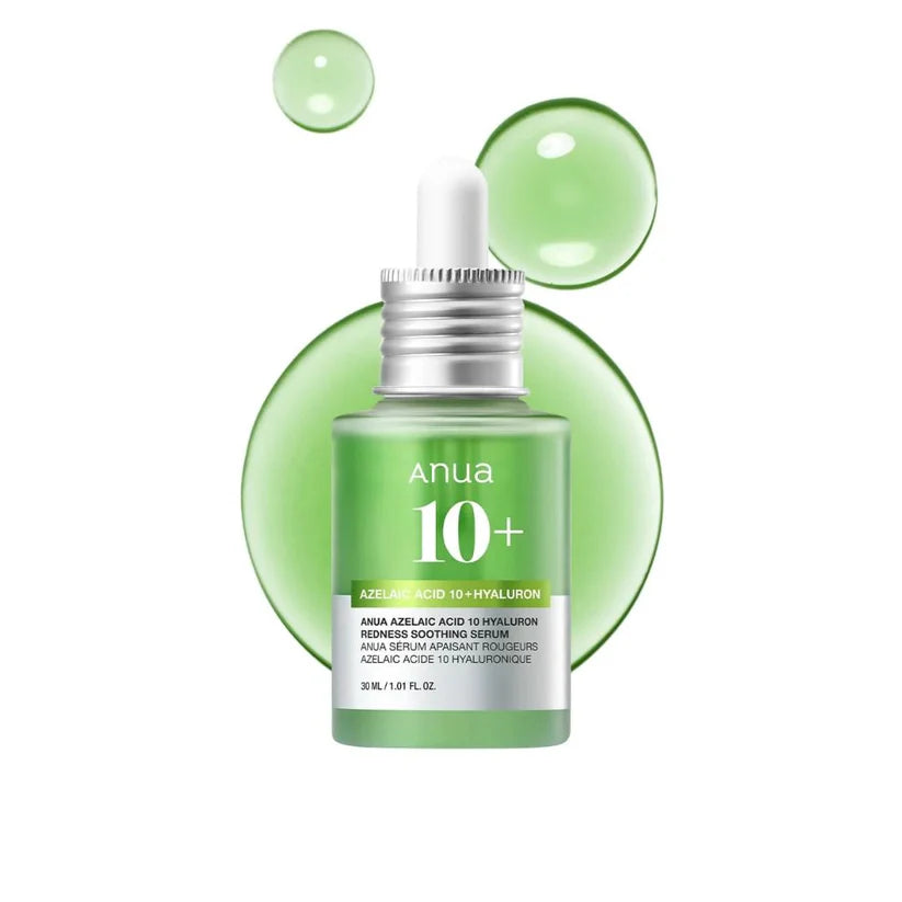 ANUA AZELAIC ACID 10 HYALURON REDNESS SOOTHING SERUM